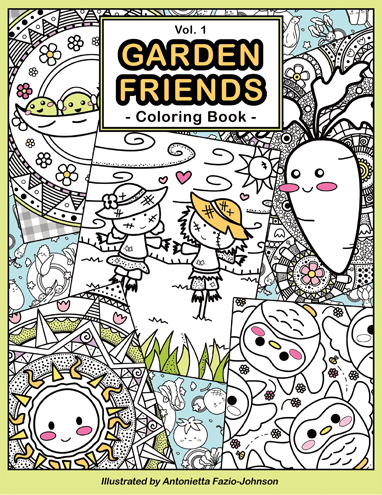 Picture - Garden Friends Coloring Book