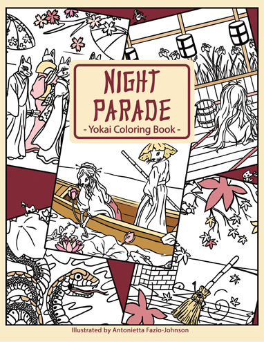 Picture - Night Parade: Yokai Coloring Book